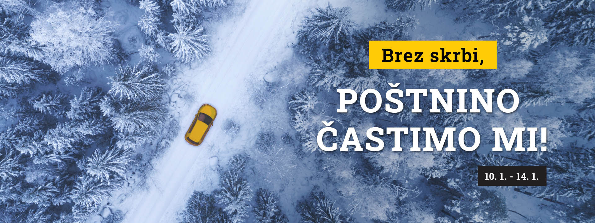 Brezplačna poštnina (10. januar - 14. januar)