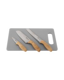 OUTWELL CALDAS KNIFE SET W/CUTTING BOARD II