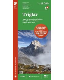 PLANINSKA ZVEZA SLOVENIJE TRIGLAV Z OPISI POTI 1:2500 (2023)