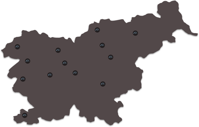 zemljevid lokacij